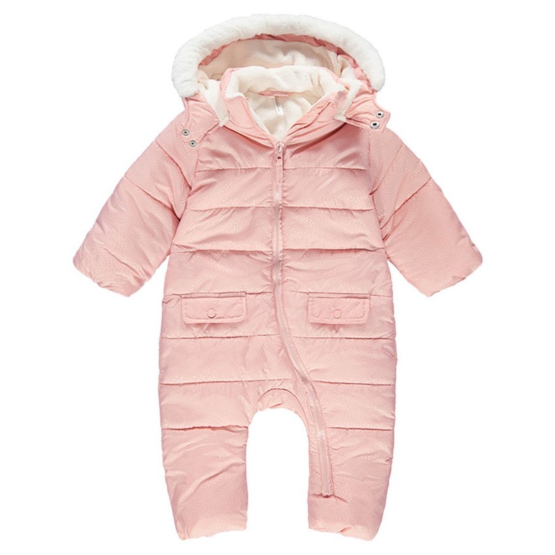 Combi-pilote matelassée doublure sherpa pour bébé fille