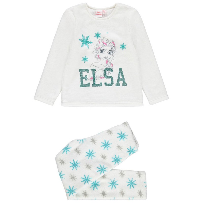 Pyjama en sherpa Elsa fille pas cher - - Extradingue