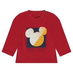 Tee-shirt en coton fantaisie "Mickey" garçon