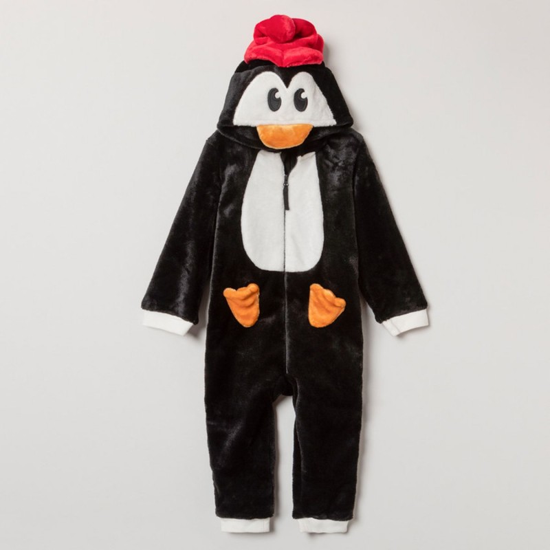 Surpyjama pingouin en polaire bébé garçon pas cher - - Extradingue