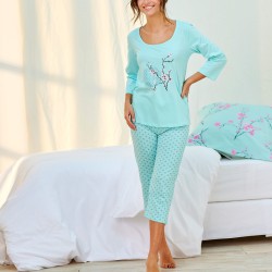 Pyjama pantacourt imprimé