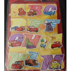 Stickers Alphabet Cars
