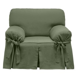 Housse fauteuil 100% lin lavé