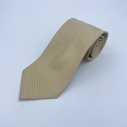 Cravate à carreaux en soie