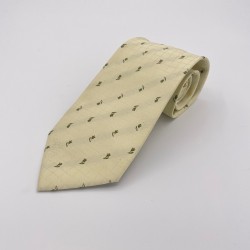 Cravate rayée à motifs