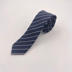 Cravate rayée slim