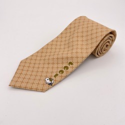 Cravate à carreaux