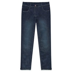 Jeans slim fille effet used