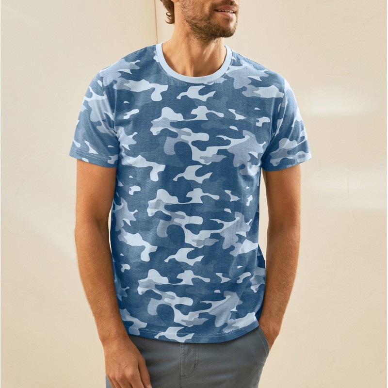 Tee-shirt imprimé camouflage pas cher - - Extradingue