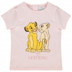 Tee-shirt bébé fille "Le roi lion"