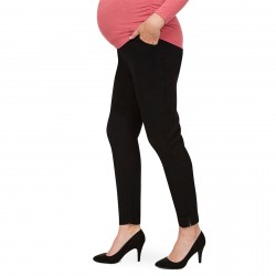 Pantalon slim de grossesse avec bandeau haut