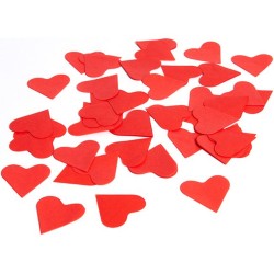Confettis forme coeur pour la table - 100 gr